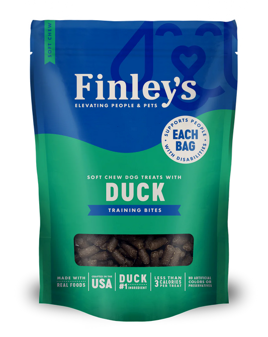Finley's Soft Chew Training Bites Duck Recipe  6oz
