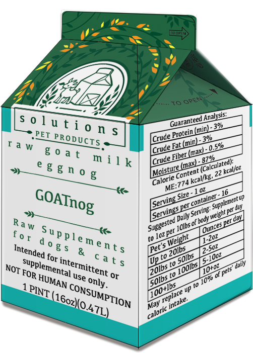 Goatnog Goat Milk Eggnog 16oz FROZEN