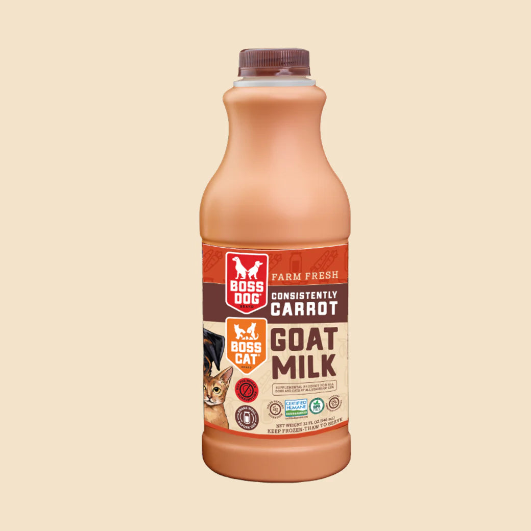 FROZEN RAW CARROT GOAT MILK 32oz