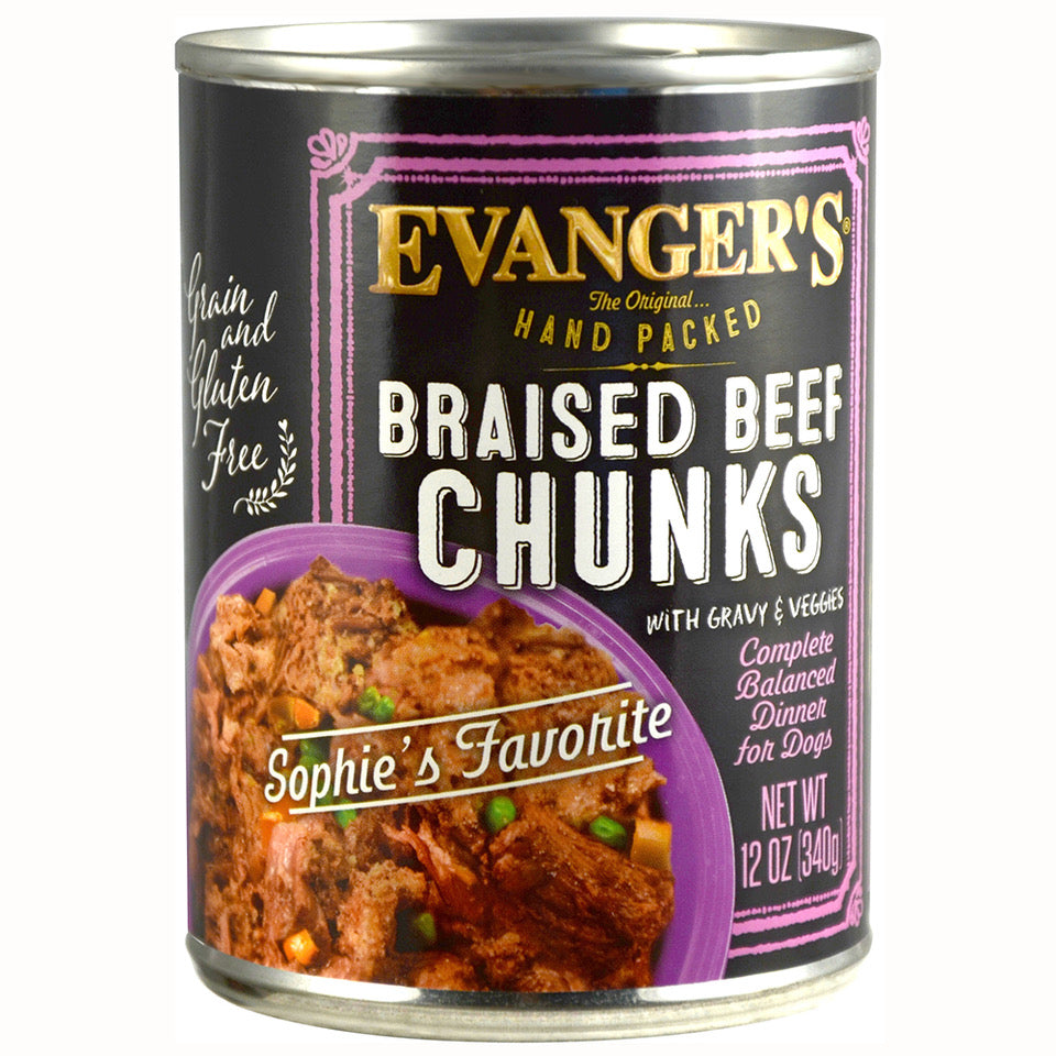 Braised Beef Chunks With Gravy – Packed By Hand!