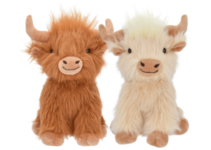 Highland Cow Jumbo Plush Dog Toy 14"