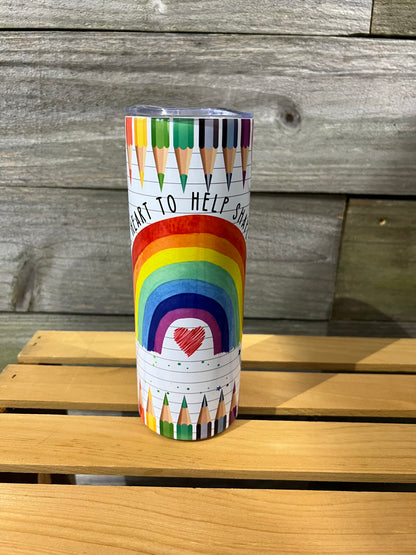 Teacher 20oz Straight Tumbler