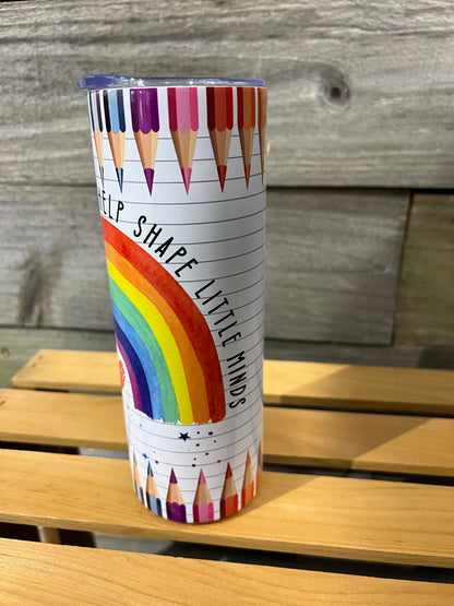 Teacher 20oz Straight Tumbler