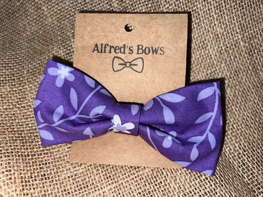 Alfred's Bows  Purple Vine Flower Medium bow