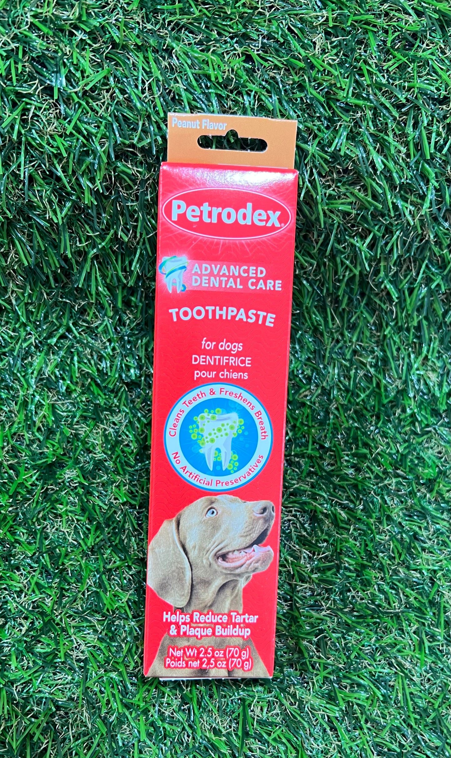 Sentry Petrodex Veterinary Strength Enzymatic Peanut Flavor Dog Toothpaste 2.5o
