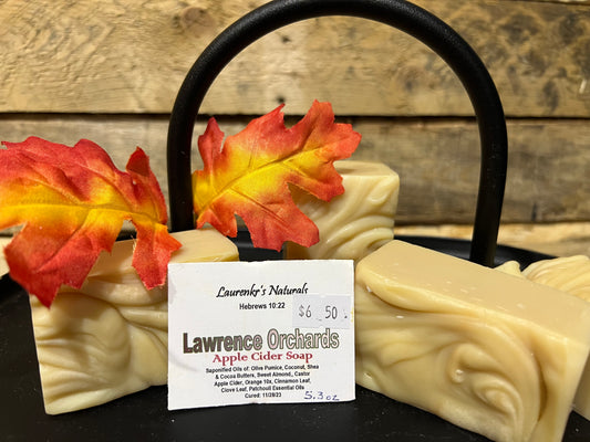 Lawrence Orchards Apple Cider - Laurenkr's Naturals Handmade Soaps