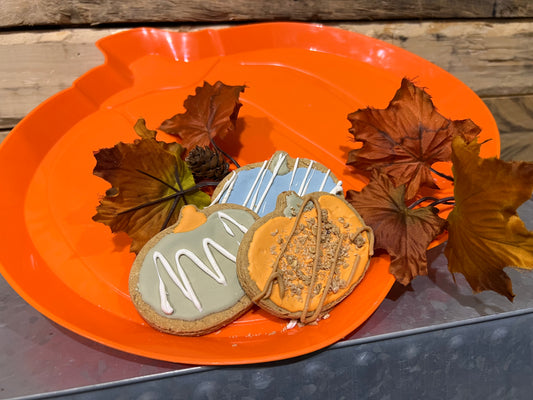 Pumpkin - Homemade LID Iced Fall Cookie
