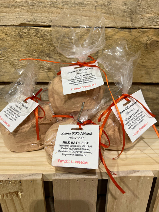 Laurenkr's Naturals Handmade Soaps - Milk Bath Dust (Bath Bomb in a Bag)