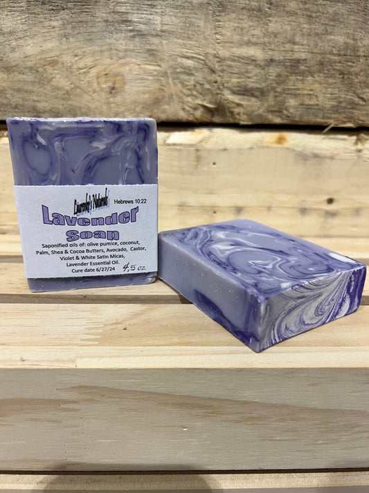 Lavender - Laurenkr's  Naturals Handmade Soaps