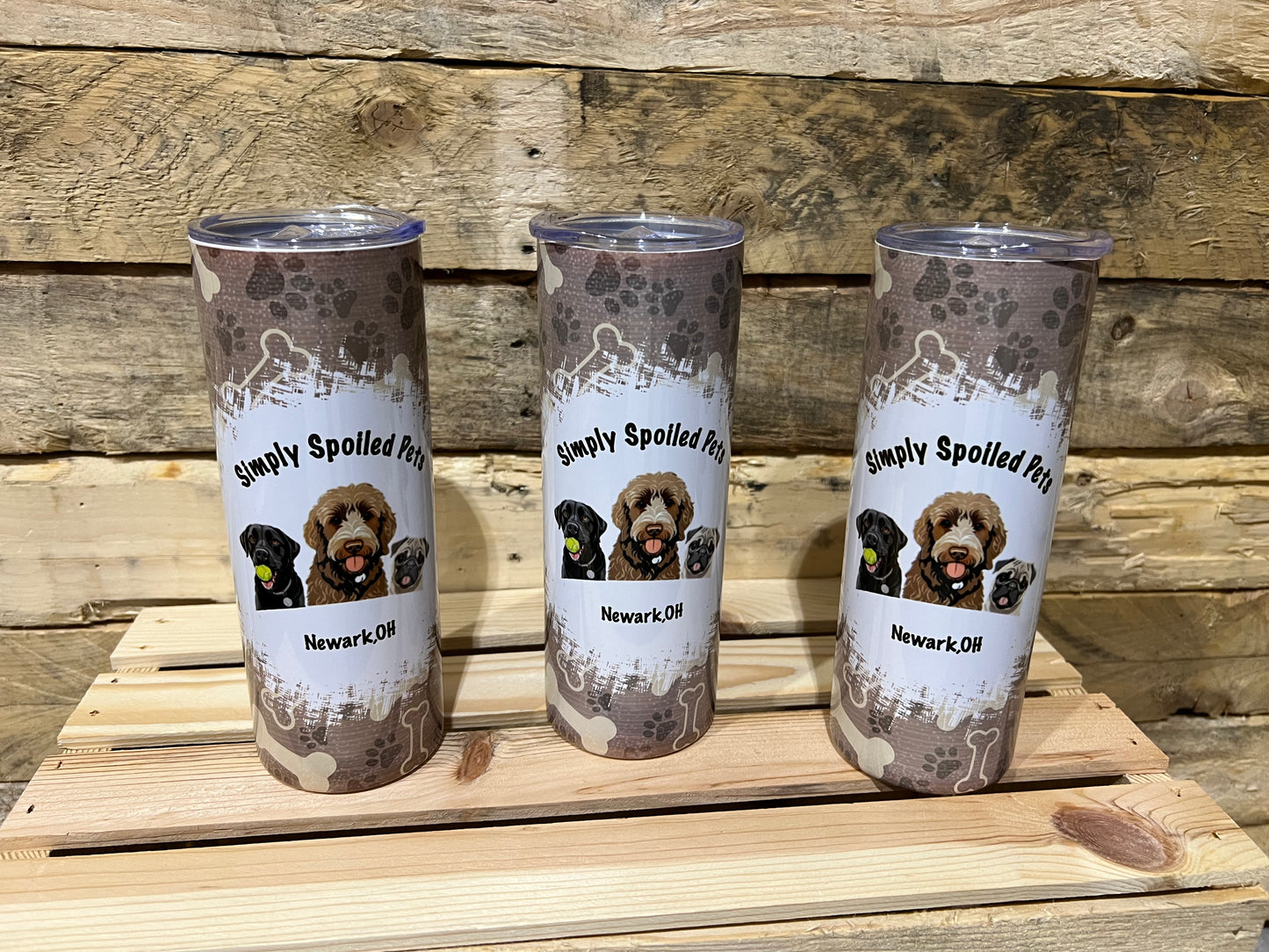 20oz SSP Logo Sublimated Tumbler with Straw