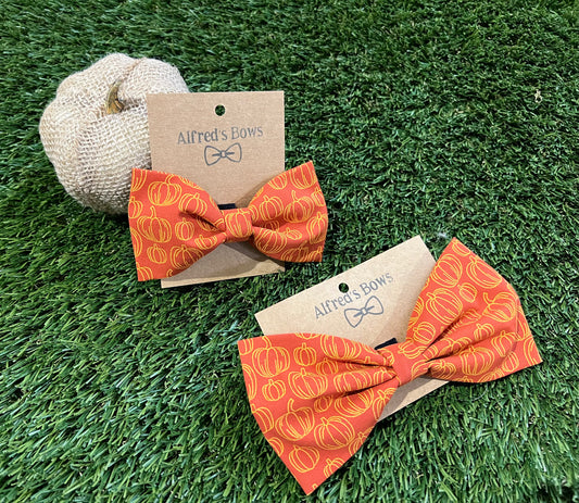 Alfred's Bows Orange Pumpkin Medium Bow