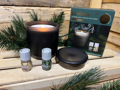 Flameless Candle Diffuser - Winter with 2 Clickwicks