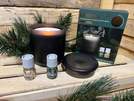 Flameless Candle Diffuser - Winter with 2 Clickwicks