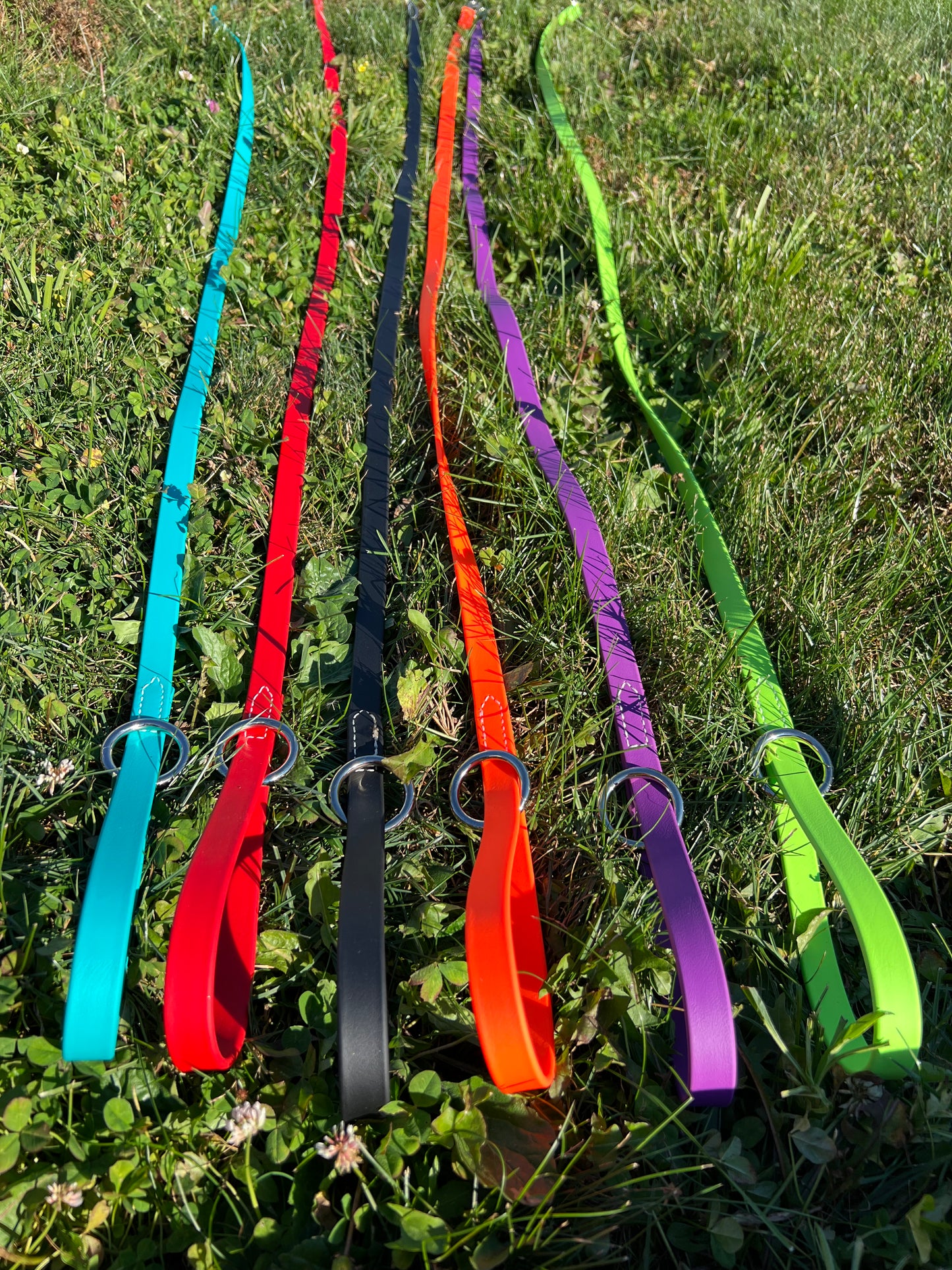 Amish Handmade Beta BioThane 3/4" by 6ft Leash