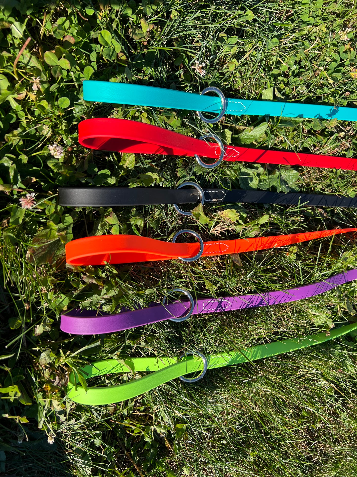 Amish Handmade Beta BioThane 3/4" by 6ft Leash