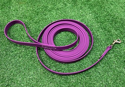 Amish Handmade Beta BioThane 5/8" by 20ft Long Lead