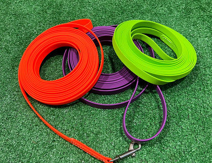 Amish Handmade Beta BioThane 5/8" by 20ft Long Lead