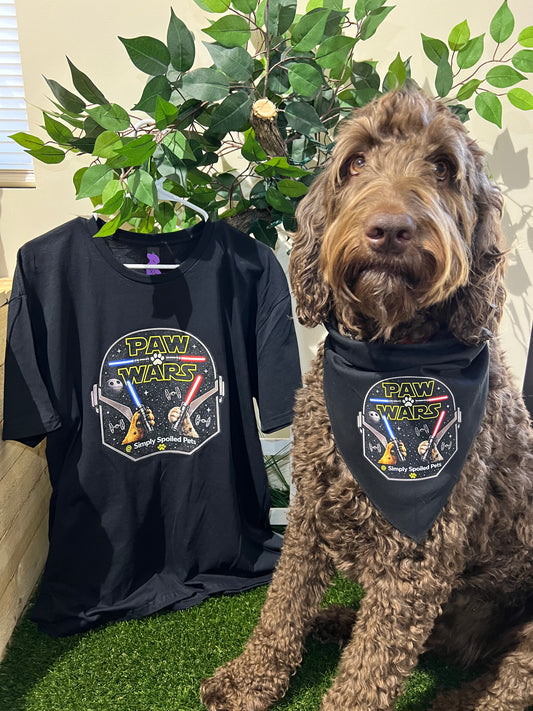 PAW WARS Simply Spoiled Pets T-Shirt