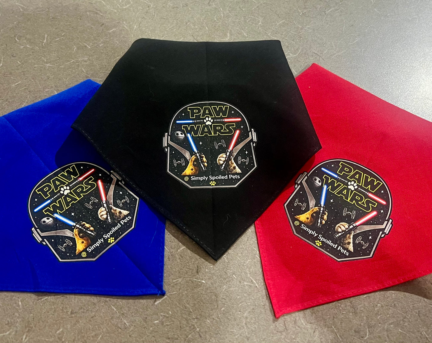PAW WARS Simply Spoiled Pets Bandana
