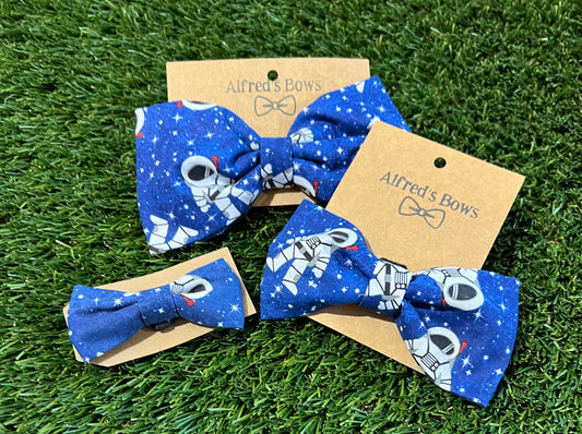Alfred's Bows Astronaut in Space tiny bow