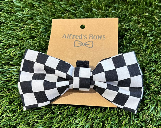 Alfred's Bows Checkered Flag  Medium Bow