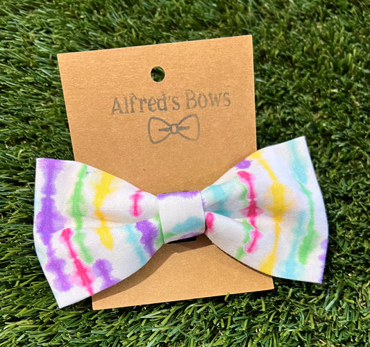 Alfred's Bows Pastel Tye Dye  Medium Bow