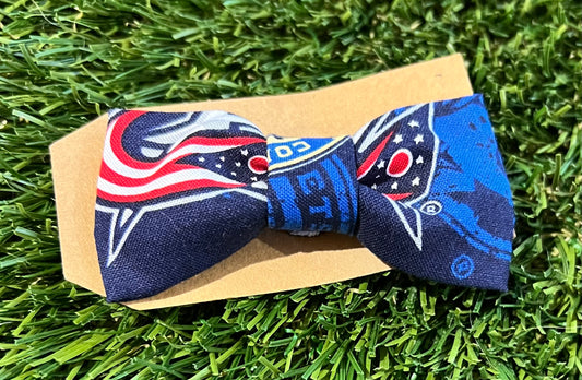 Alfred's Bows Columbus Blue Jackets  tiny bow