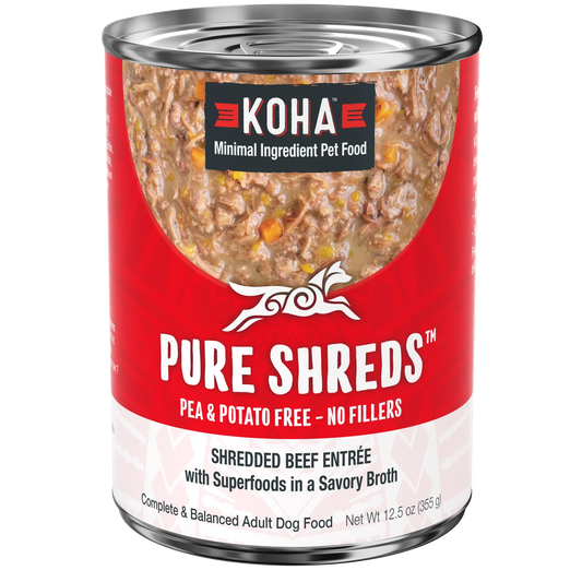 KOHA Pure Shreds Shredded Beef Entrée for Dogs