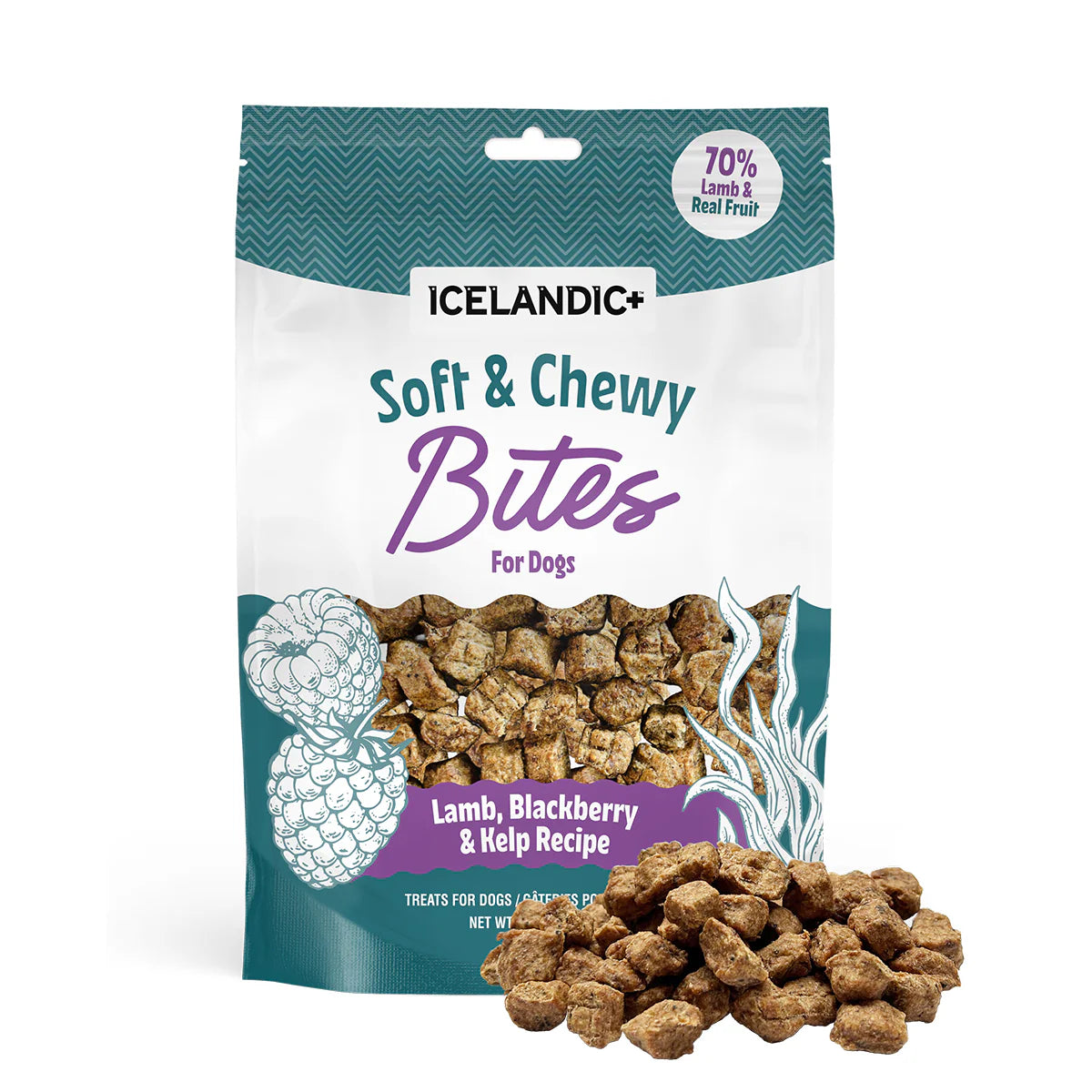 Lamb, Blackberry & Kelp Recipe Soft & Chewy Bites for Dogs