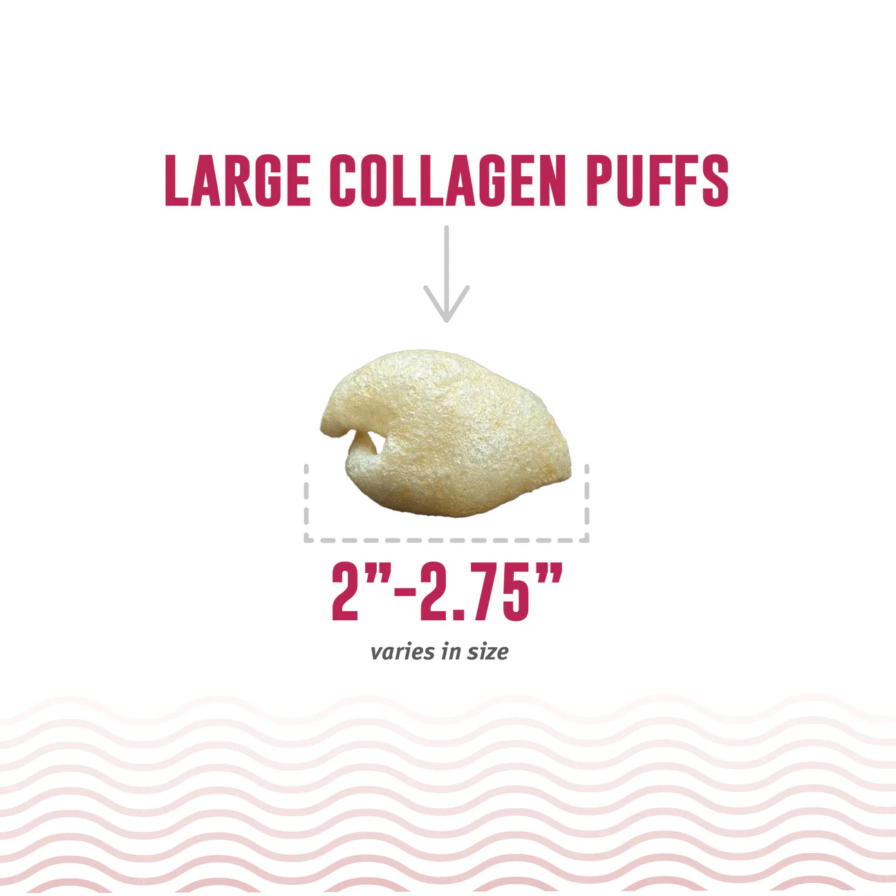 Beef Collagen Puffs with Marrow Treats for Dogs - 2.5oz