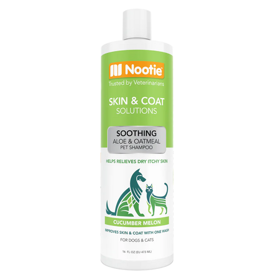 Soothing Aloe & Oatmeal Cucumber & Melon Dog & Cat Shampoo 16oz