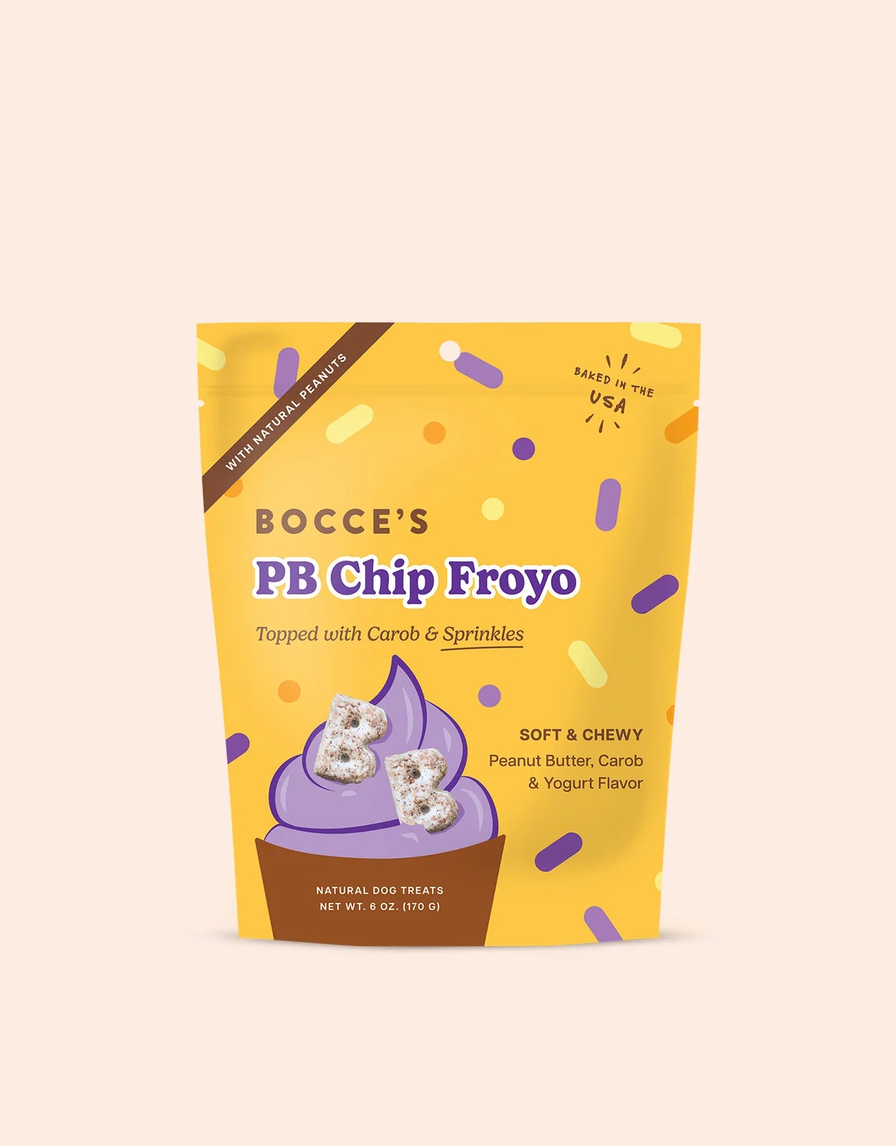 PB Chip Froyo Soft & Chewy 6oz dog treats