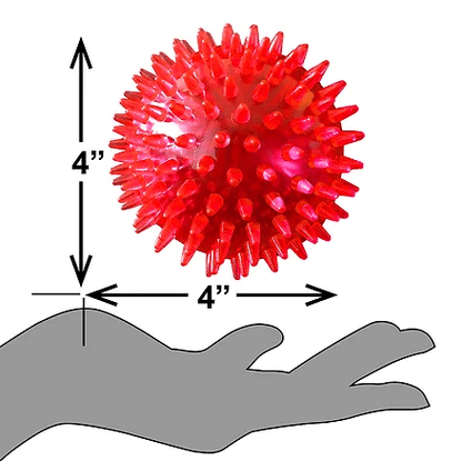 Gorilla Spiky Ball Squeak Lg 4"