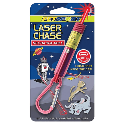 Laser Chase 5mW Class 3R 4.5" Rechargeable