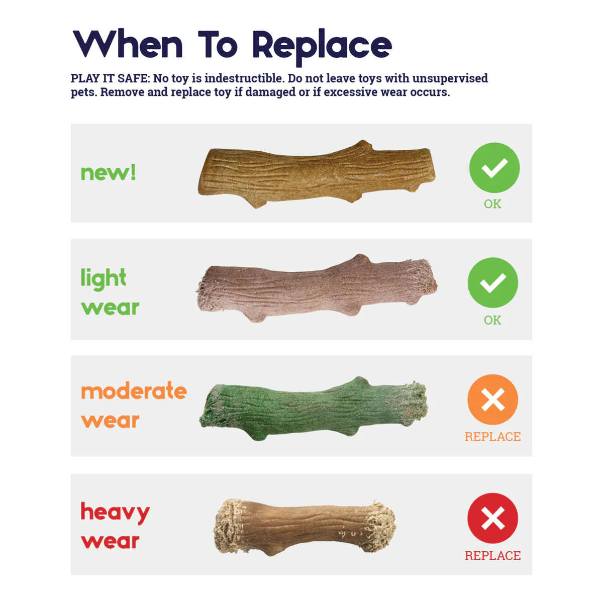 Petstages Dogwood wood alternative chew for dogs