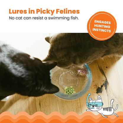 Catstages Meow - Smerizing Fish Bowl Cat Toy