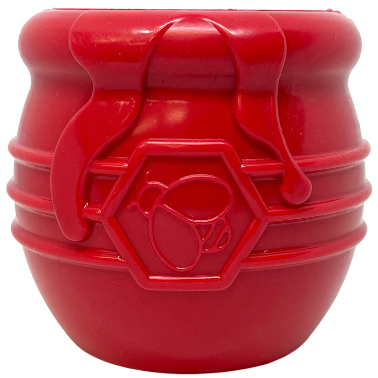 SODAPUP HONEY POT DURABLE PUP-X RUBBER  TREAT DISPENSER & ENRICHMENT TOY