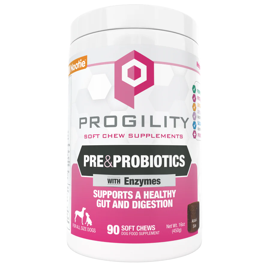 Progility Pre & Probiotics Soft Chews for Dogs