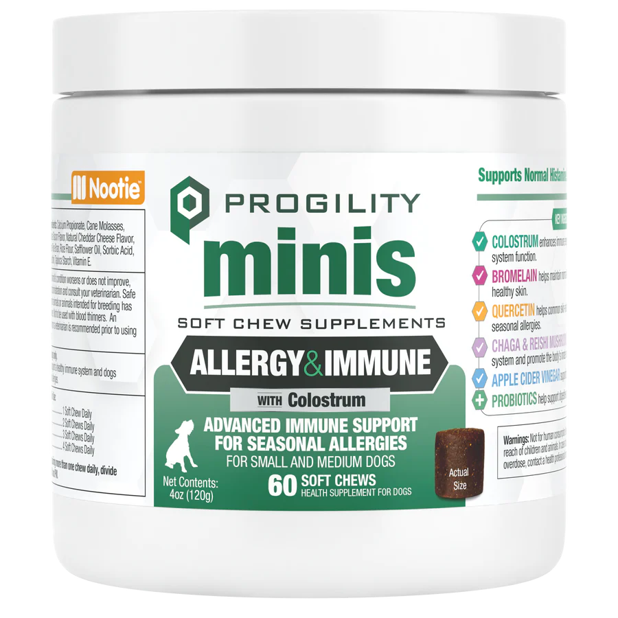 Progility Minis Allergy & Immune Soft Chews for Small to Medium Dogs