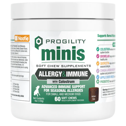 Progility Minis Allergy & Immune Soft Chews for Small to Medium Dogs