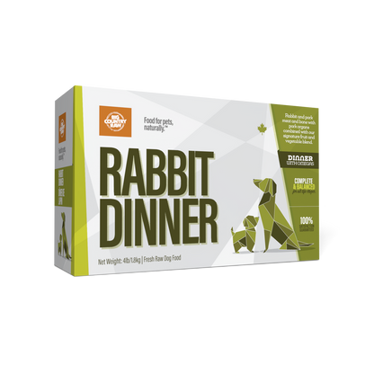 Rabbit Dinner Carton - 4 lb FROZEN