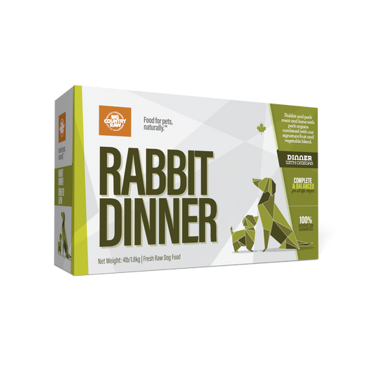 Rabbit Dinner Carton - 4 lb FROZEN