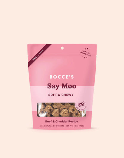 Bocce's Bakery Say Moo Soft & Chewy Dog Treats 6oz