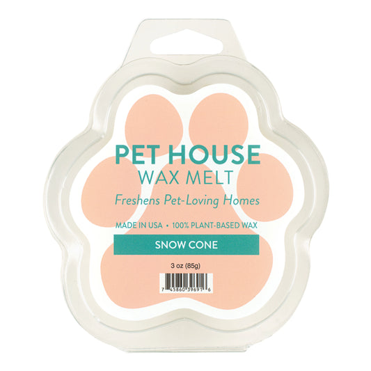 Pet House Snow Cone Wax Melt 3 oz