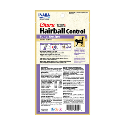 CHURU HAIRBALL CONTROL Tuna Recipe 4pk