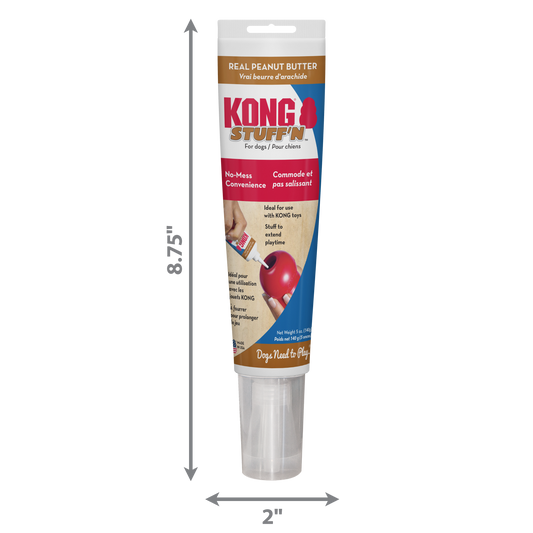 KONG STUFF'N FOR DOGS  Real Peanut Butter  5oz
