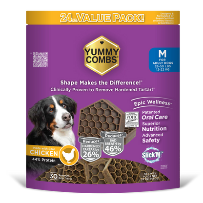 Yummy Comb Dental Chews (Trial Size - Chicken)