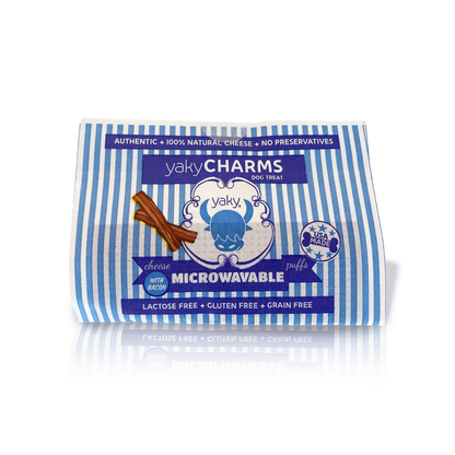 BACON YAKY CHARMS POPCORN Dog Treat