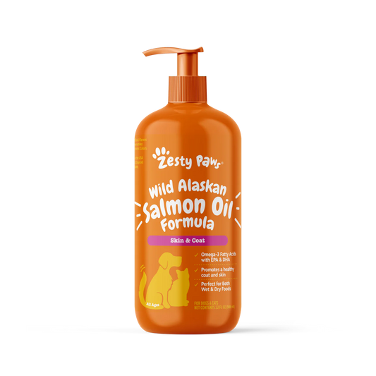 Zesty Paws Wild Alaskan Salmon Oil Formula Skin & Coat 16oz