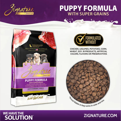 PUPPY SELECT CUTS W GOATS MILK & SUPER GRAINS